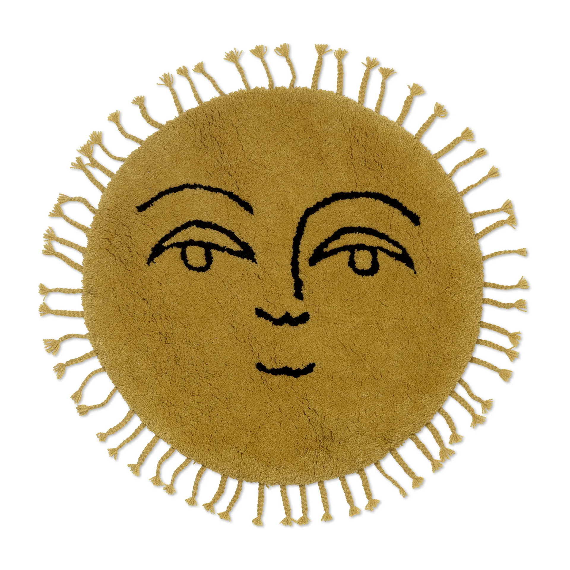 Tapis Sun Ø70 cm, Yellow Ferm Living