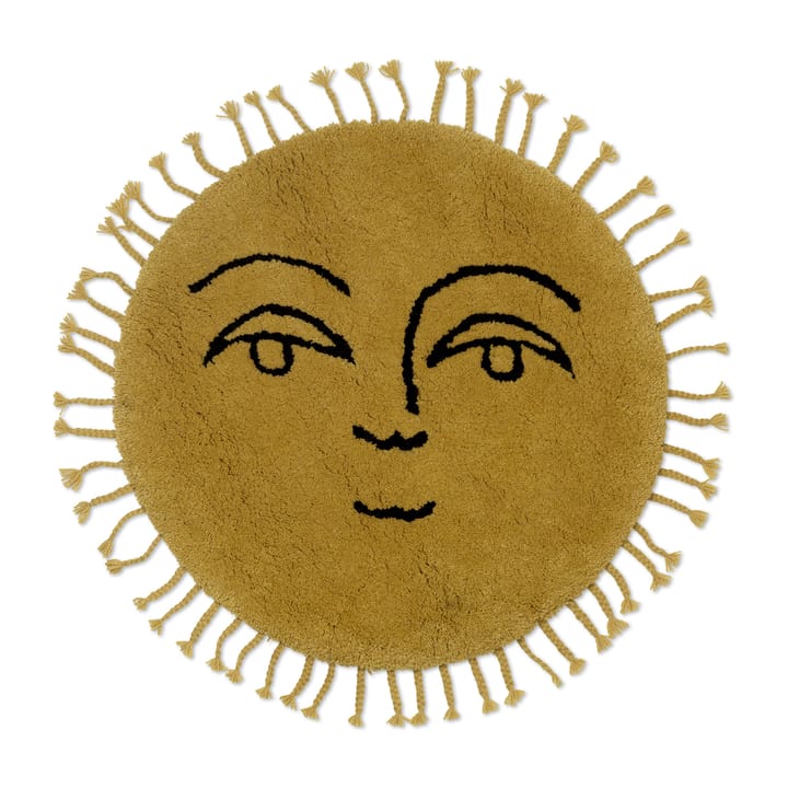 Tapis Sun Ø70 cm - Yellow - Ferm Living