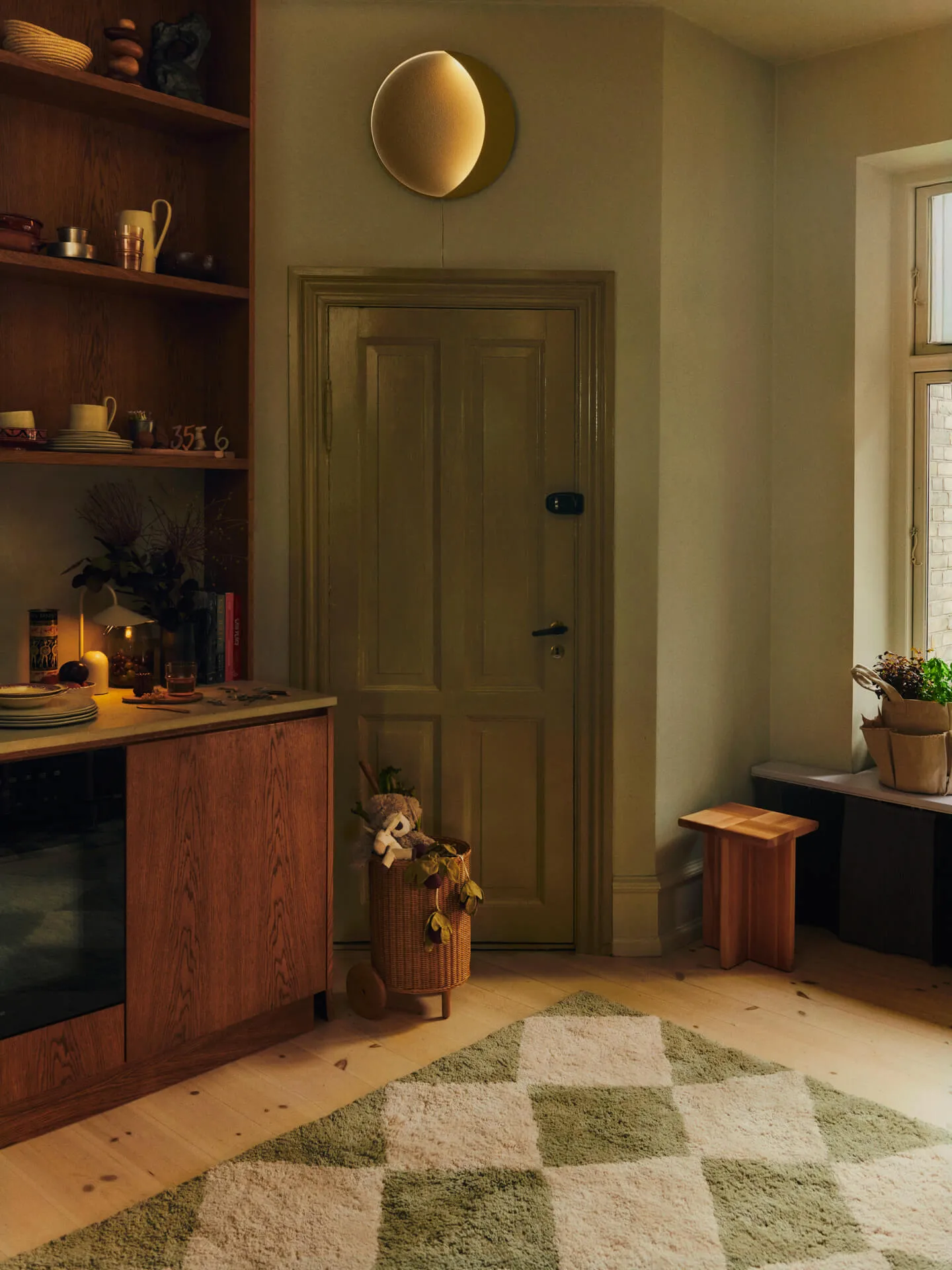 Tapis Tilt, Elm green, 140x200 cm Ferm Living