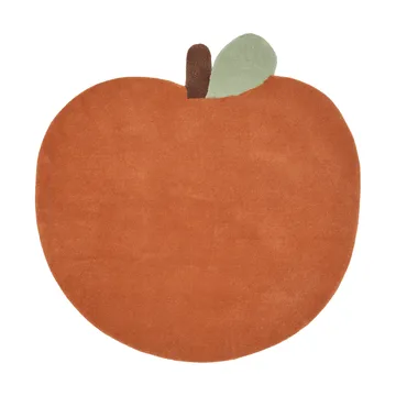 Tapis touffeté Apple - Brown Clay, 110x110 cm - Ferm Living