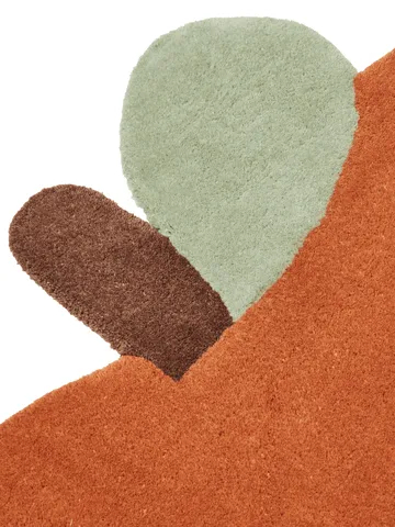 Tapis touffeté Apple - Brown Clay, 110x110 cm - Ferm Living