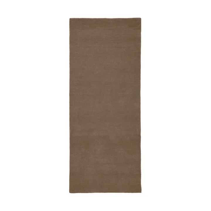 Tapis touffeté Stille - Brun cendré, 80x200 cm - Ferm Living