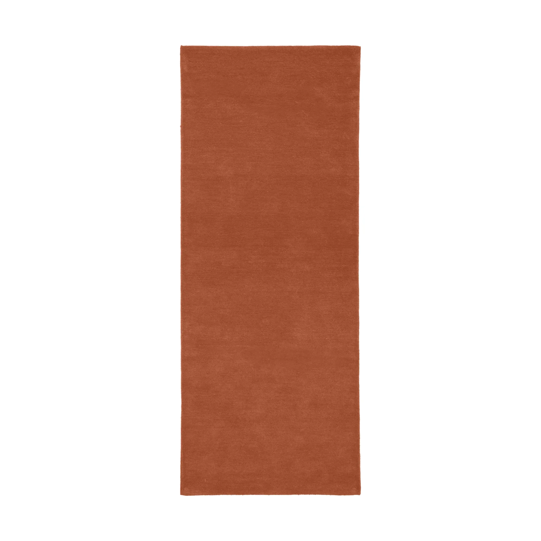 Tapis touffeté Stille, Brun rouge, 80x200 cm Ferm Living