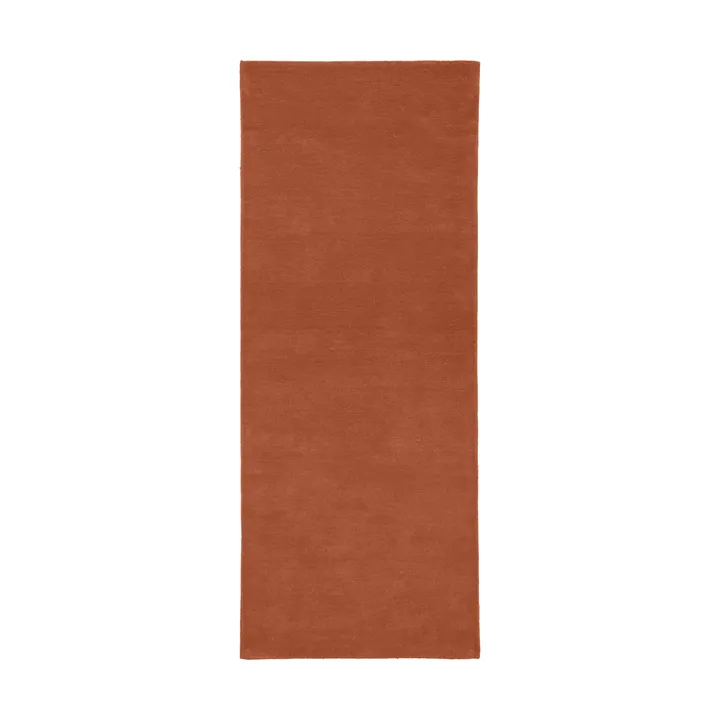 Tapis touffeté Stille - Brun rouge, 80x200 cm - Ferm Living