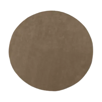Tapis touffeté Stille rond - Ash Brown Ø240 cm - Ferm Living