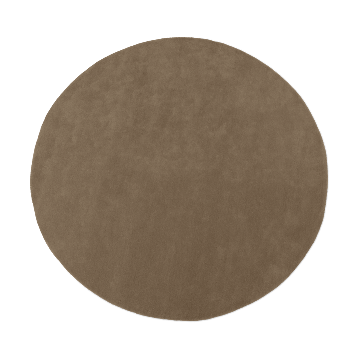 Tapis touffeté Stille rond - Ash Brown Ø240 cm - ferm LIVING