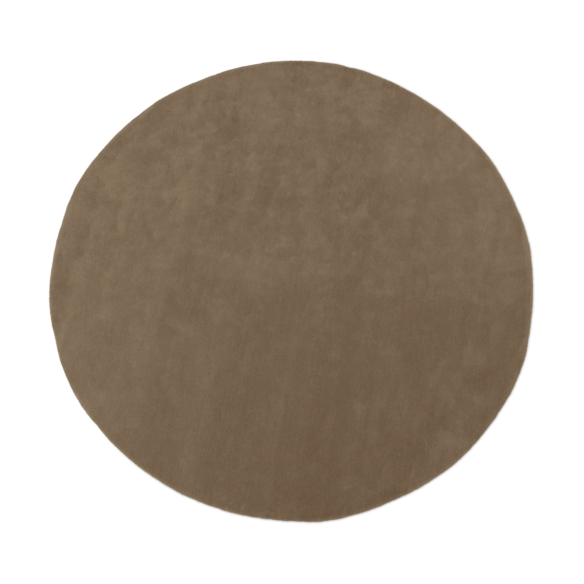 Ferm Living Tapis touffeté Stille rond Ash Brown Ø240 cm