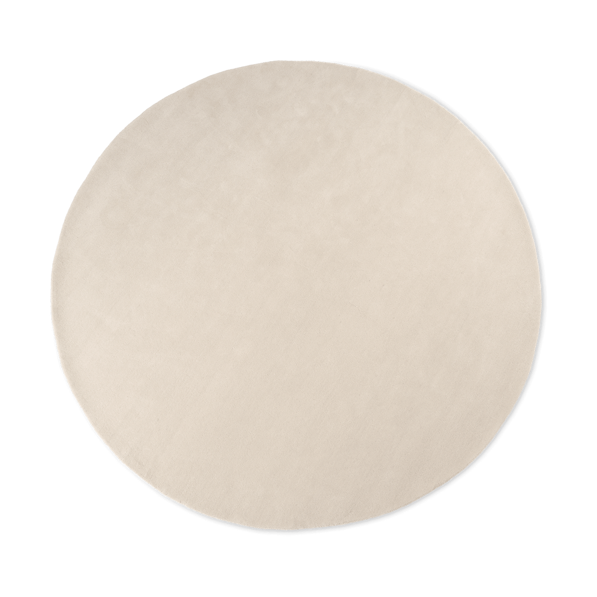 Ferm Living Tapis touffeté Stille rond Off-white Ø240 cm