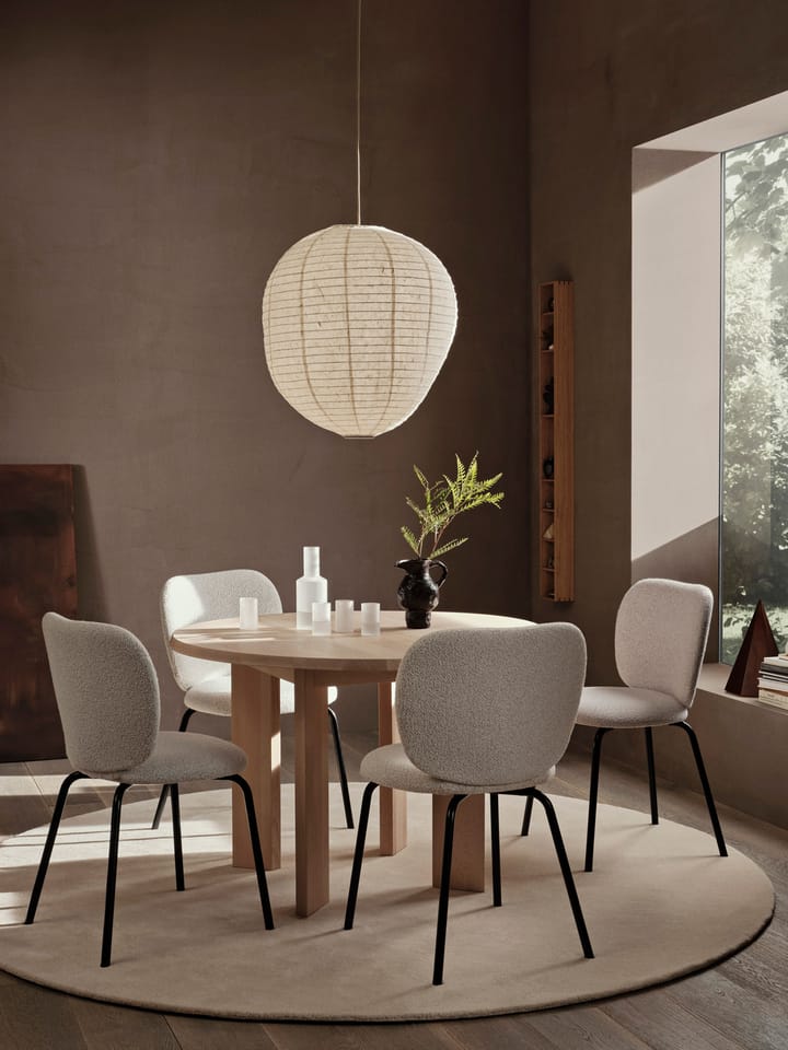Tapis touffeté Stille rond, Off-white Ø240 cm Ferm Living