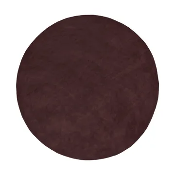 Tapis touffeté Stille rond - Pécan foncé, Ø240 cm - Ferm Living