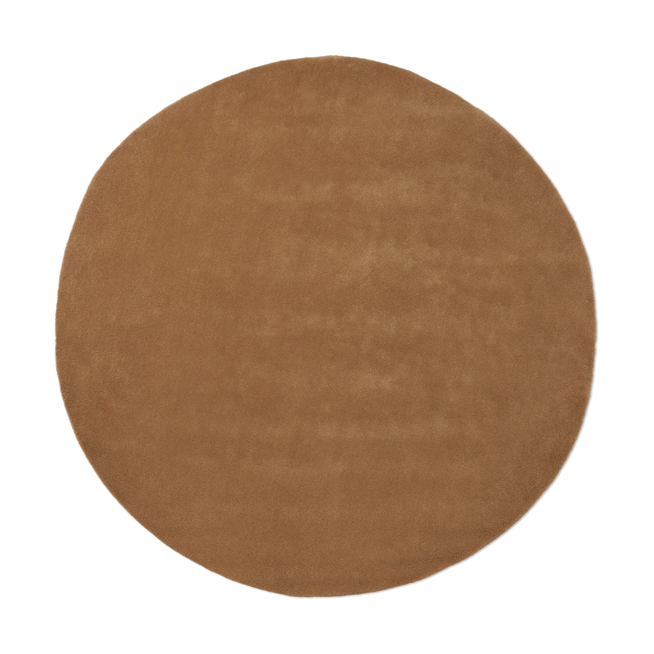 Tapis touffeté Stille rond, Toffee, Ø240 cm Ferm Living