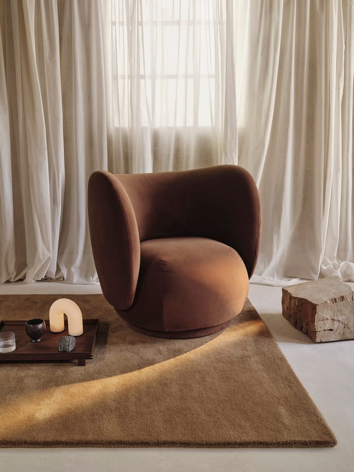 Tapis touffeté Stille, Toffee, 140x200 cm Ferm Living