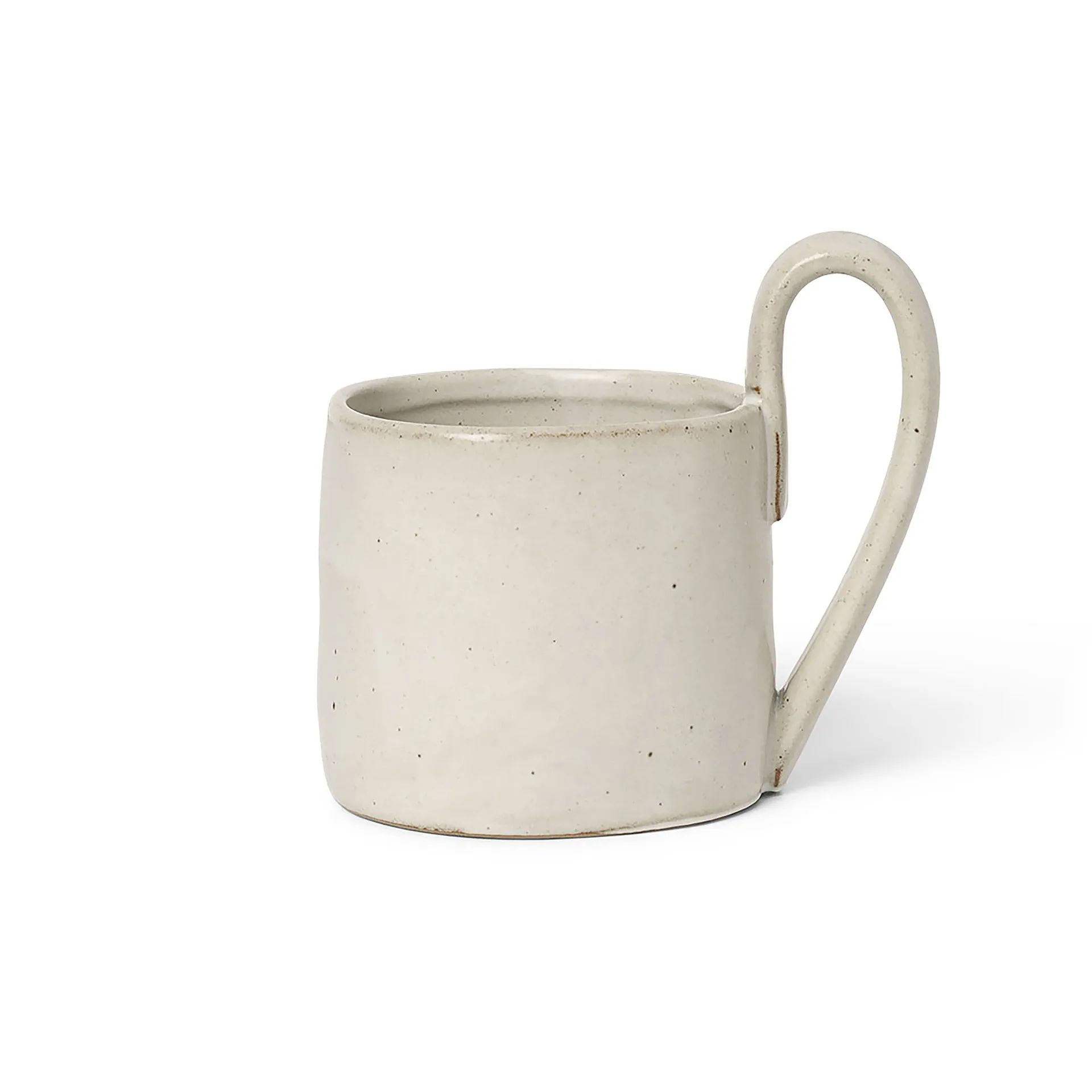 Tasse Flow 36 cl, Off-white speckle Ferm Living