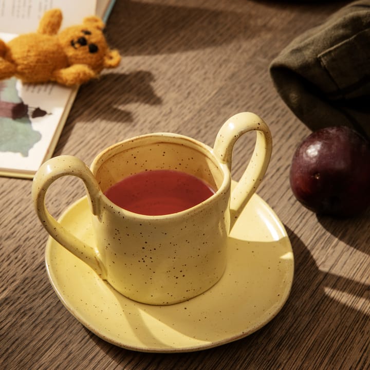 Tasse pour enfant Flow 19 cl, Yellow speckle Ferm Living
