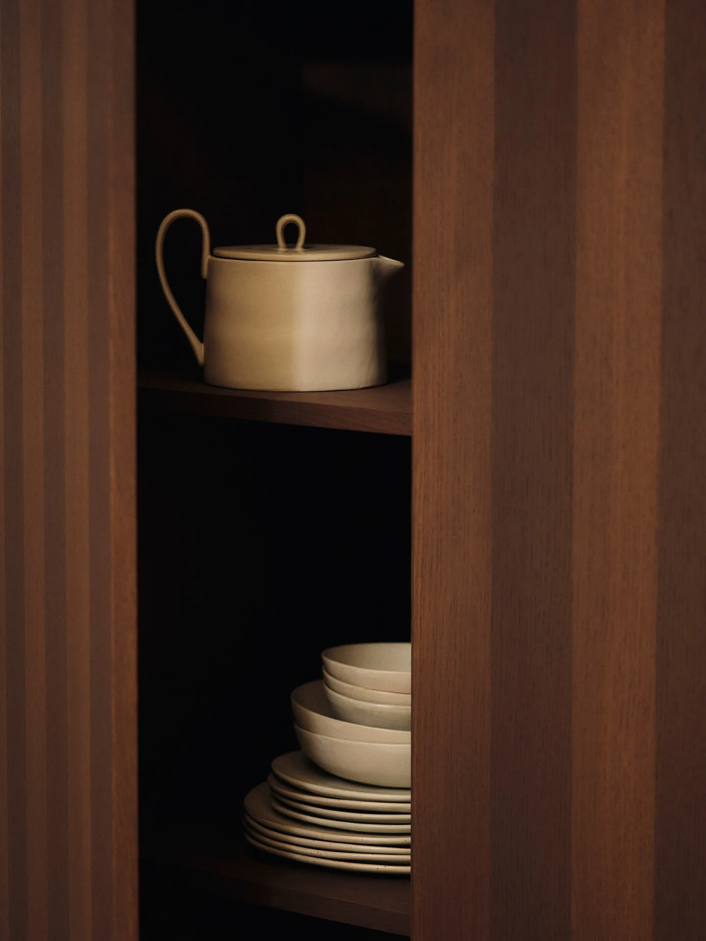 Théière Flow 1,5 L, Off-white speckle Ferm Living