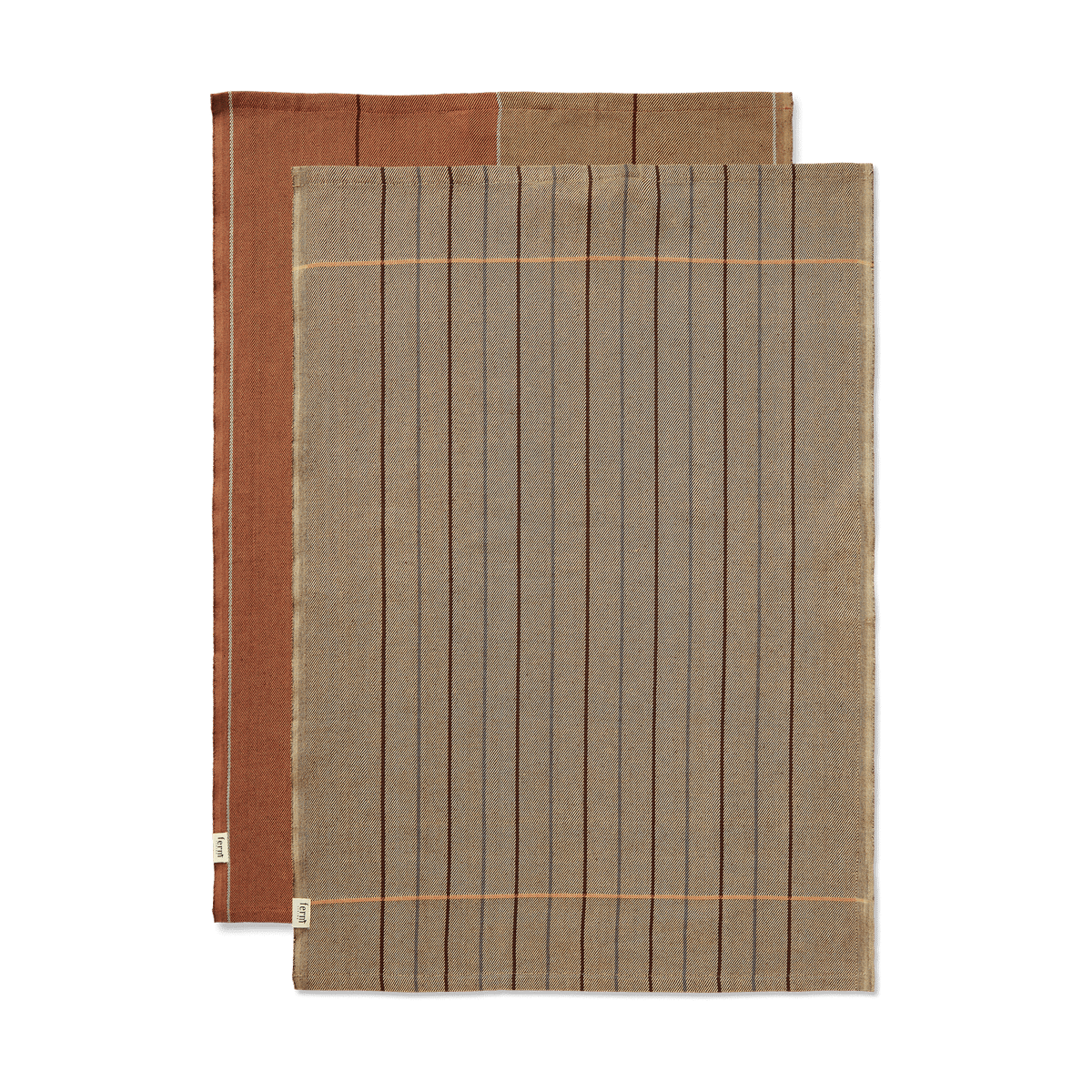 ferm LIVING Torchon Ito 50x70 cm Lot de 2 Hazel-oat