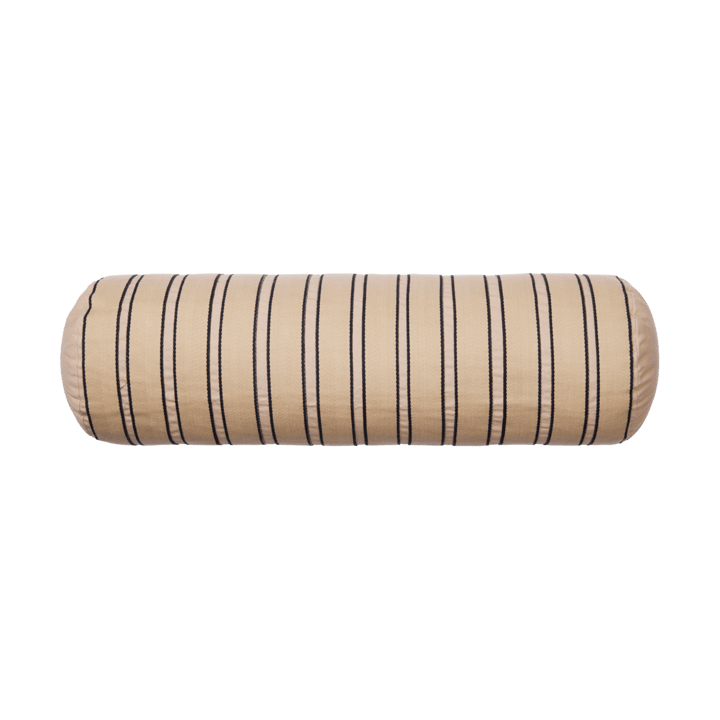 Twill coussin cylindrique bolster - Cashmere-black - Ferm Living