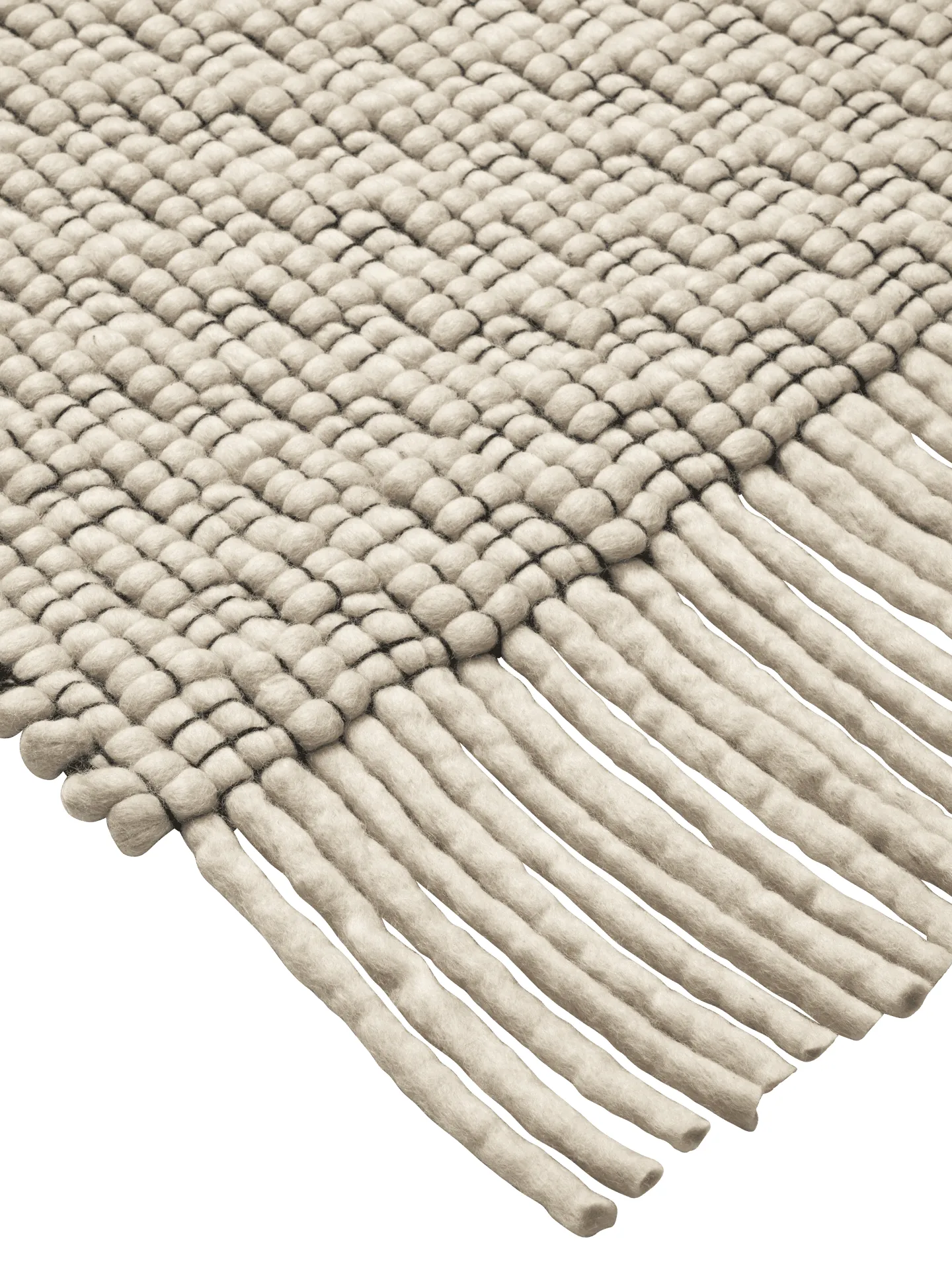 Udo tapis, Off-white-black, 200x300 cm Ferm Living