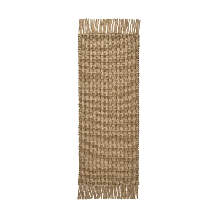 Udo tapis - Tan-noir, 80x200 cm - Ferm Living