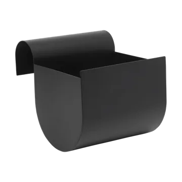 Uma jardinière balcon petite 20 cm - Black - Ferm Living