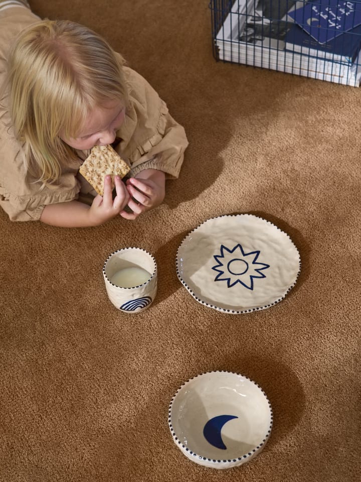 Vaisselle Naive 3 pièces, Deep blue Ferm Living