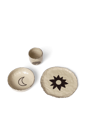 Vaisselle Naive 3 pièces - Red brown - Ferm Living