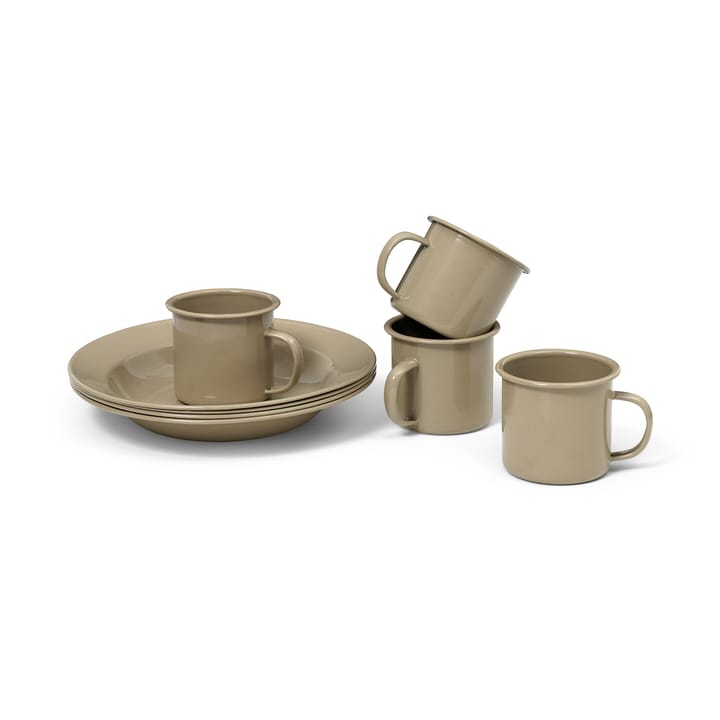 Vaisselle pique-nique Yard Picnic 8 pièces, Cachemire Ferm Living