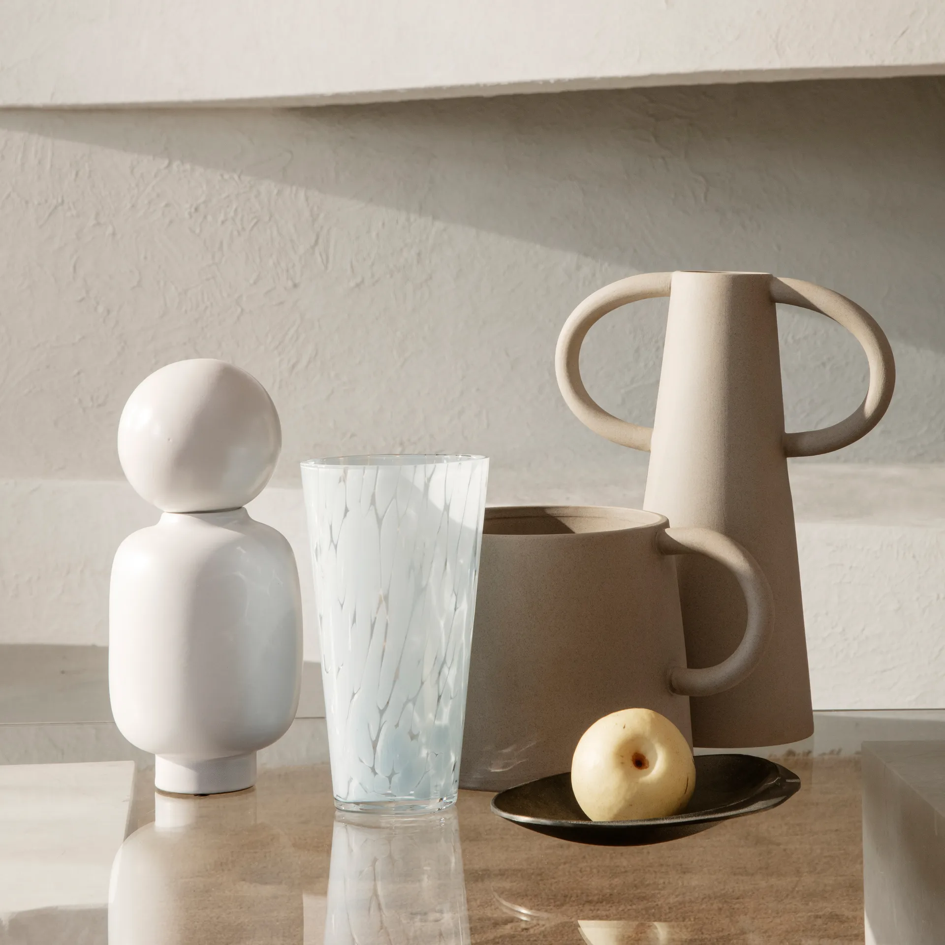 Vase Casca 22 cm, Milk Ferm Living