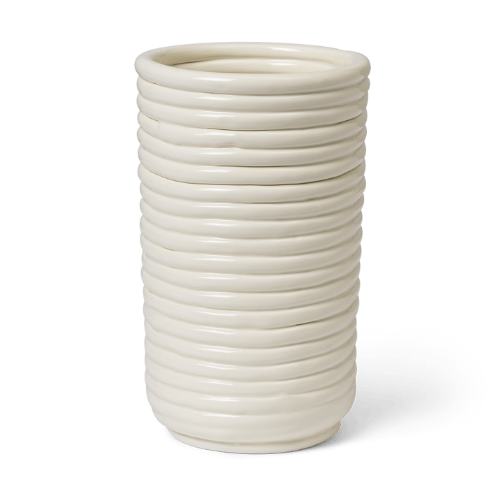 Vase Corduroy 21 cm - Off white - Ferm Living
