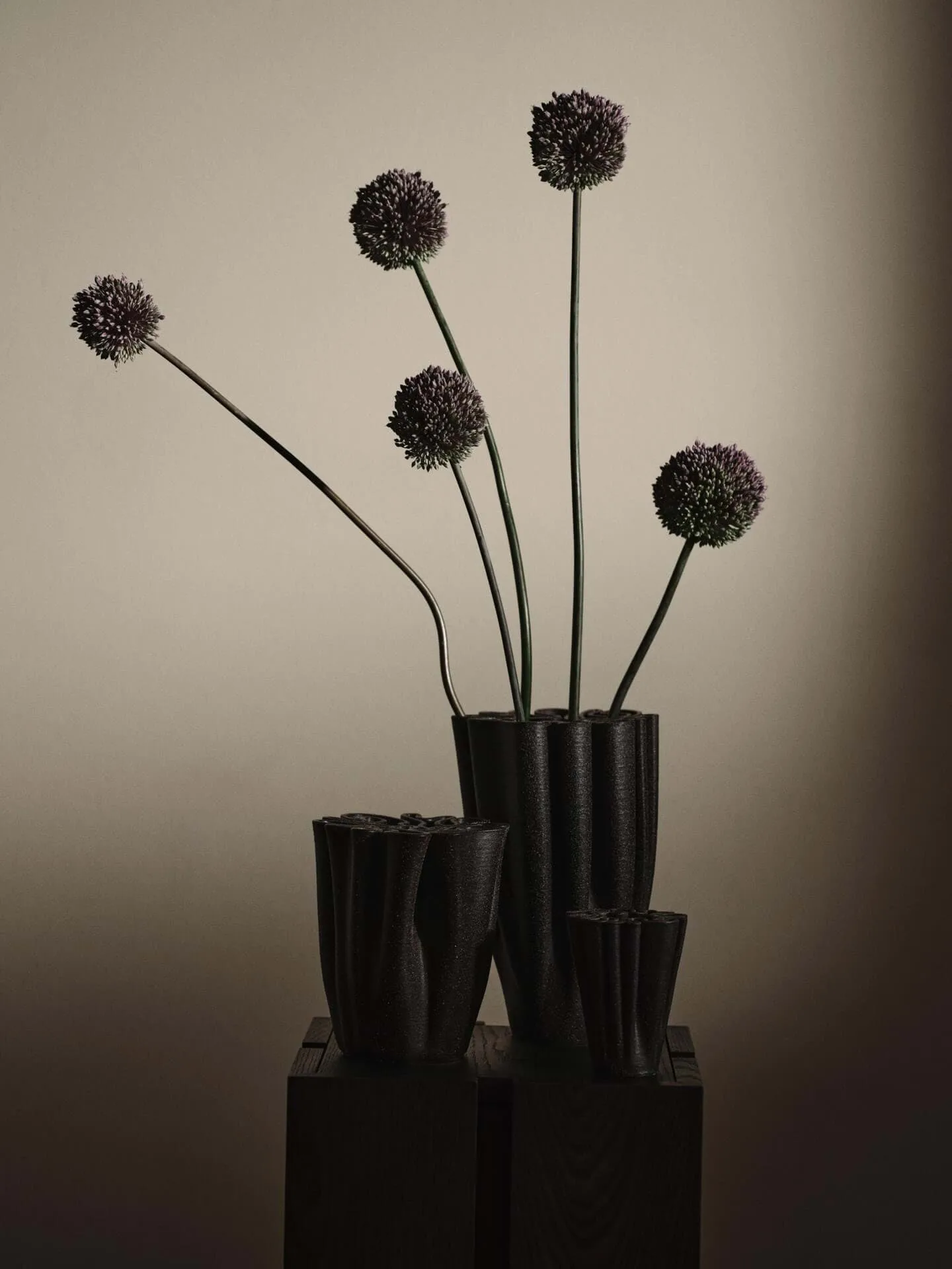 Vase Dedali 11 cm, Marron foncé Ferm Living