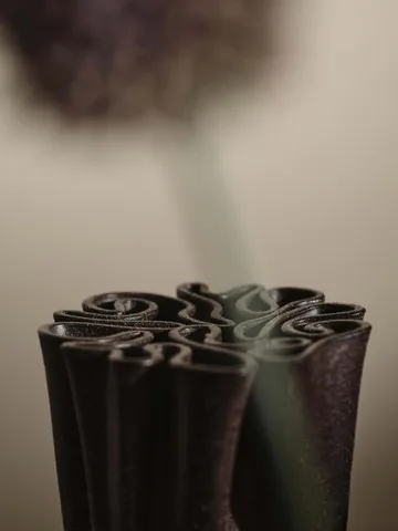 Vase Dedali 25 cm - Marron foncé - Ferm Living