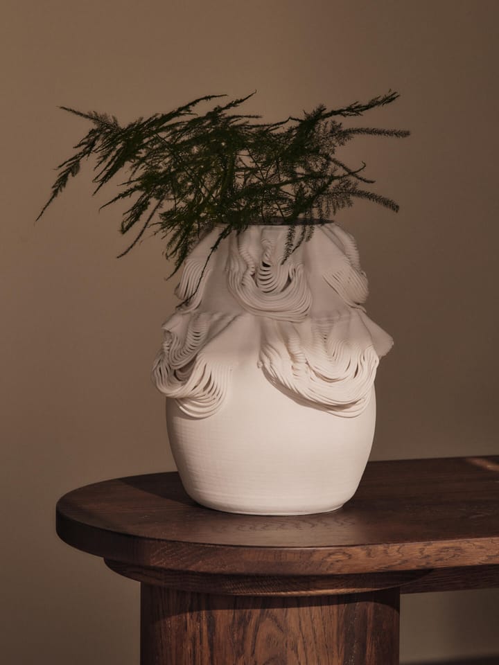 Vase Drisca 23 cm, Off-white Ferm Living