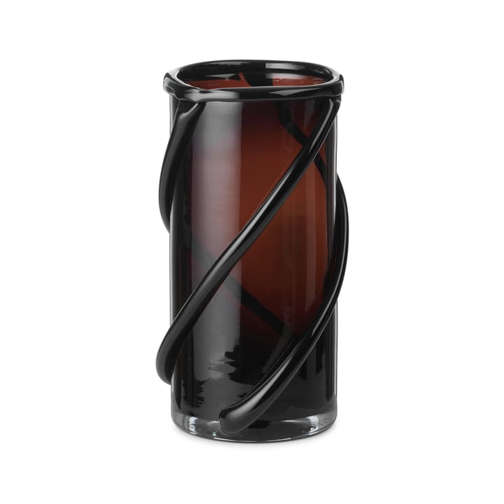 Vase Entwine dark ambre - Small 21 cm - ferm LIVING