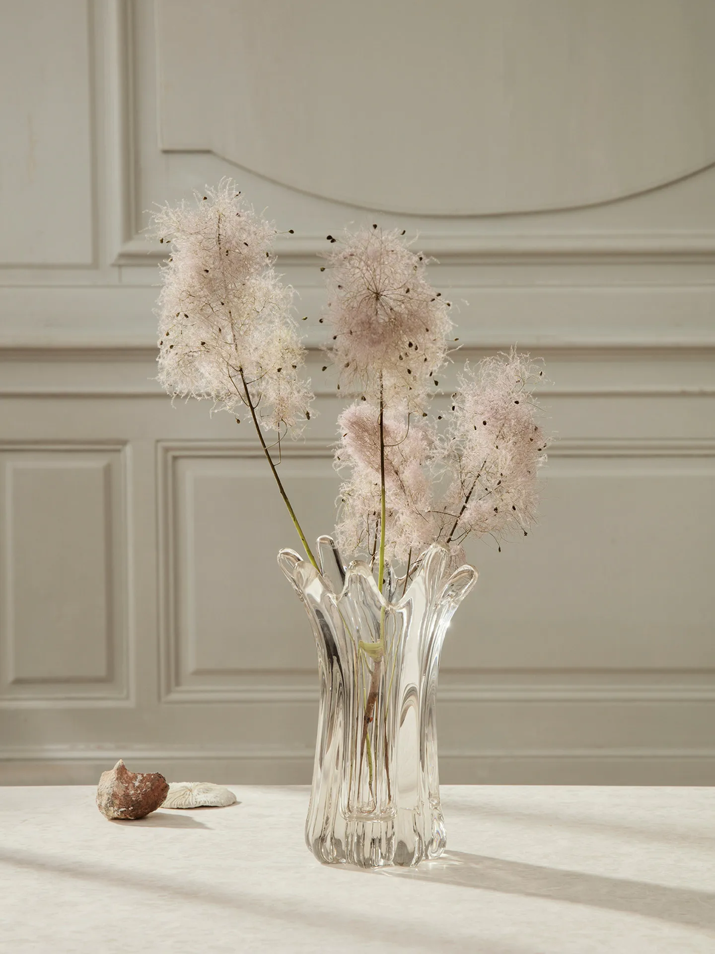 Vase Holo Ø15 cm, Clear Ferm Living