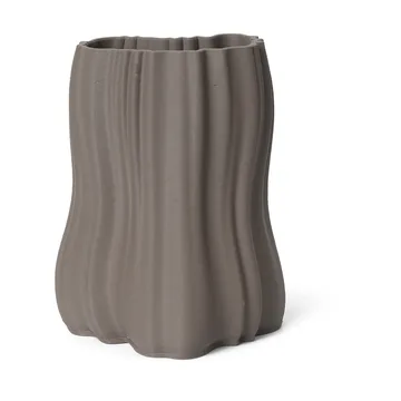 Vase Moire 20 cm - Anthracite - Ferm Living