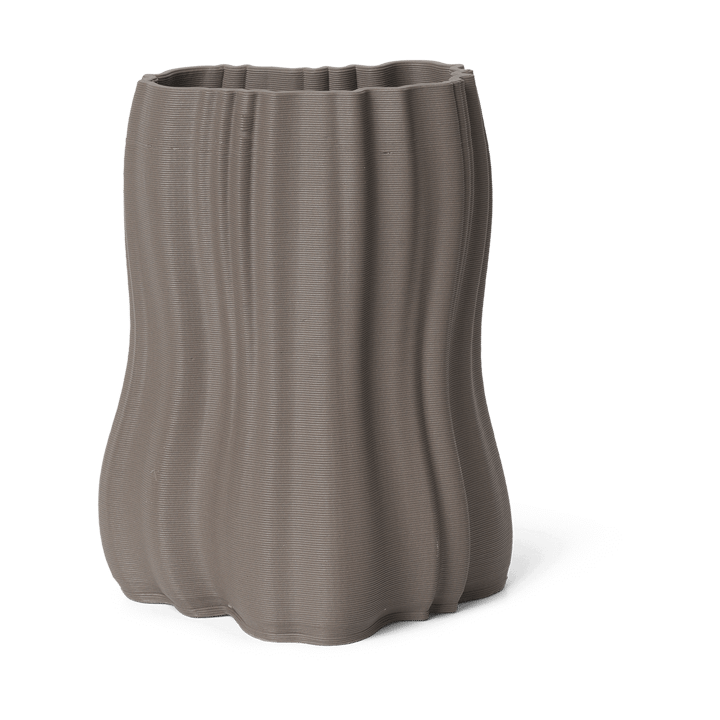 Vase Moire 20 cm - Anthracite - Ferm LIVING