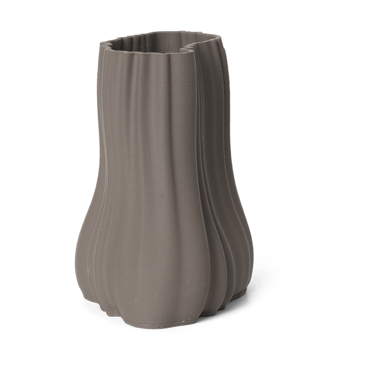 Vase Moire 20 cm, Anthracite Ferm Living