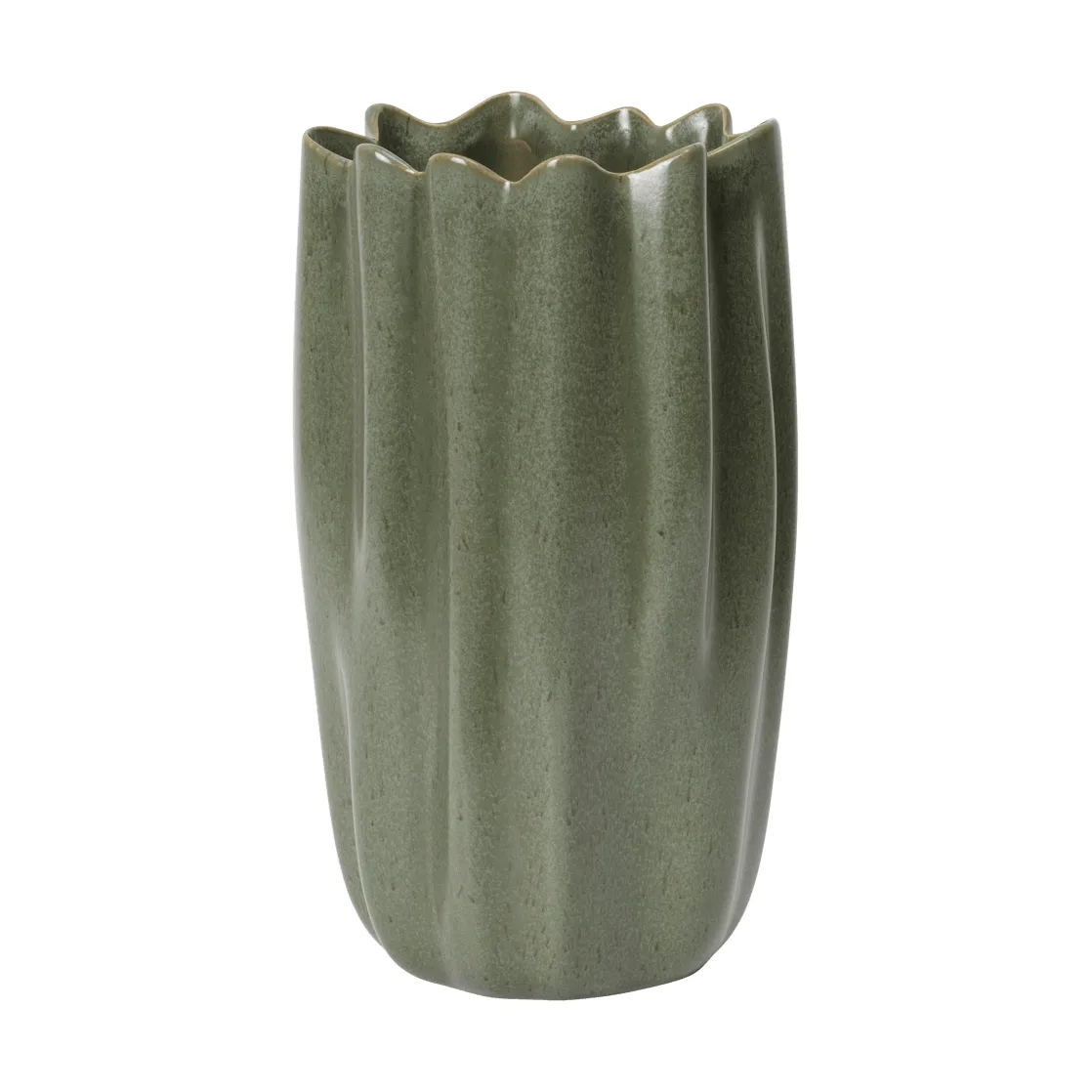 Vase Nium, Dark sage, 23 cm Ferm Living