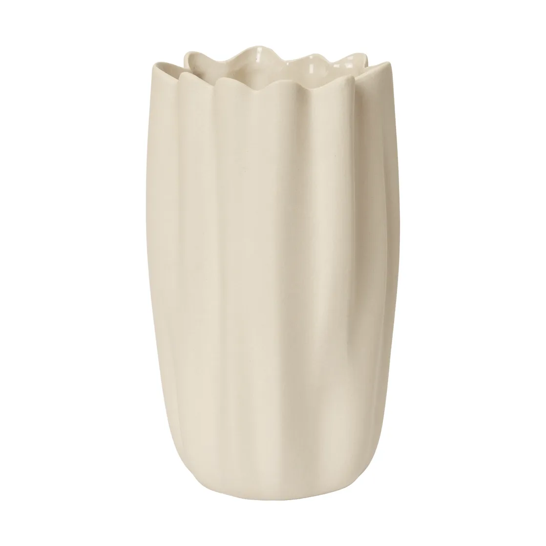 Vase Nium, Off-white, 23 cm Ferm Living