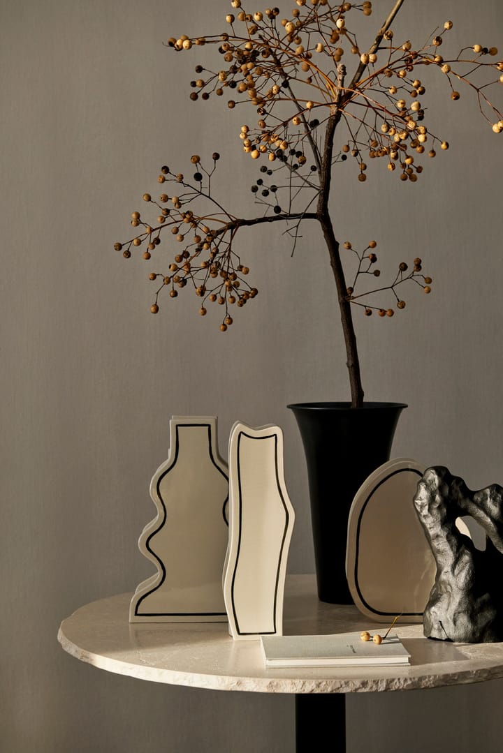 Vase Paste curvy 36 cm, Off-white Ferm Living