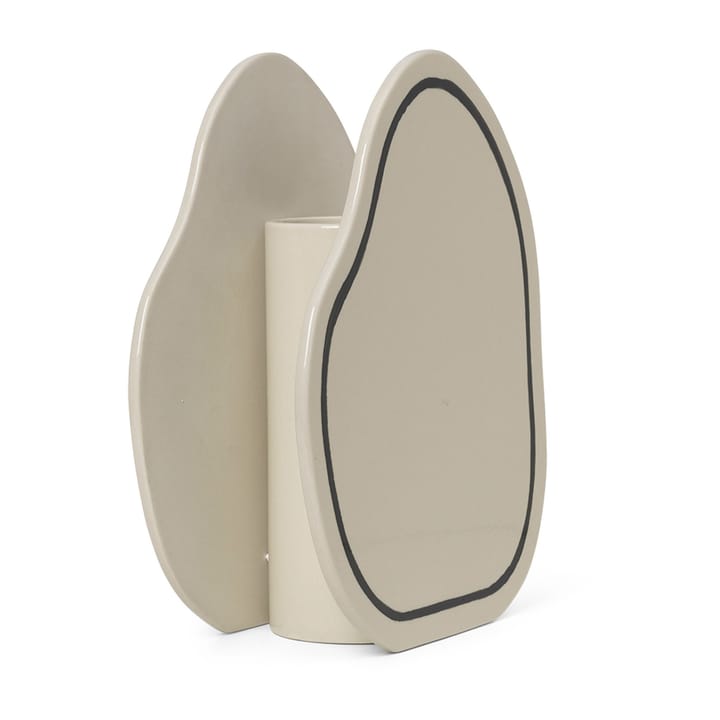 Vase Paste rounded 28 cm, Off-white Ferm Living