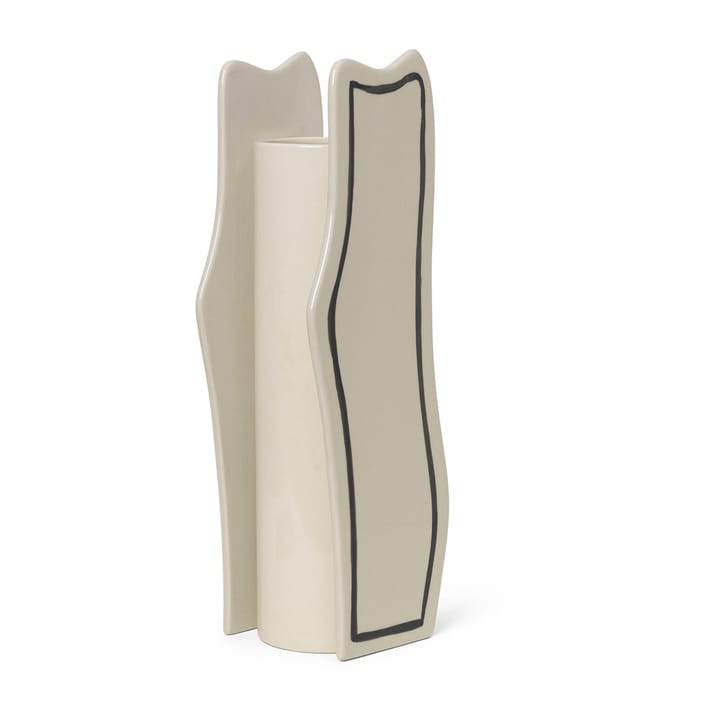 Vase Paste slim 35 cm - Off-white - ferm LIVING
