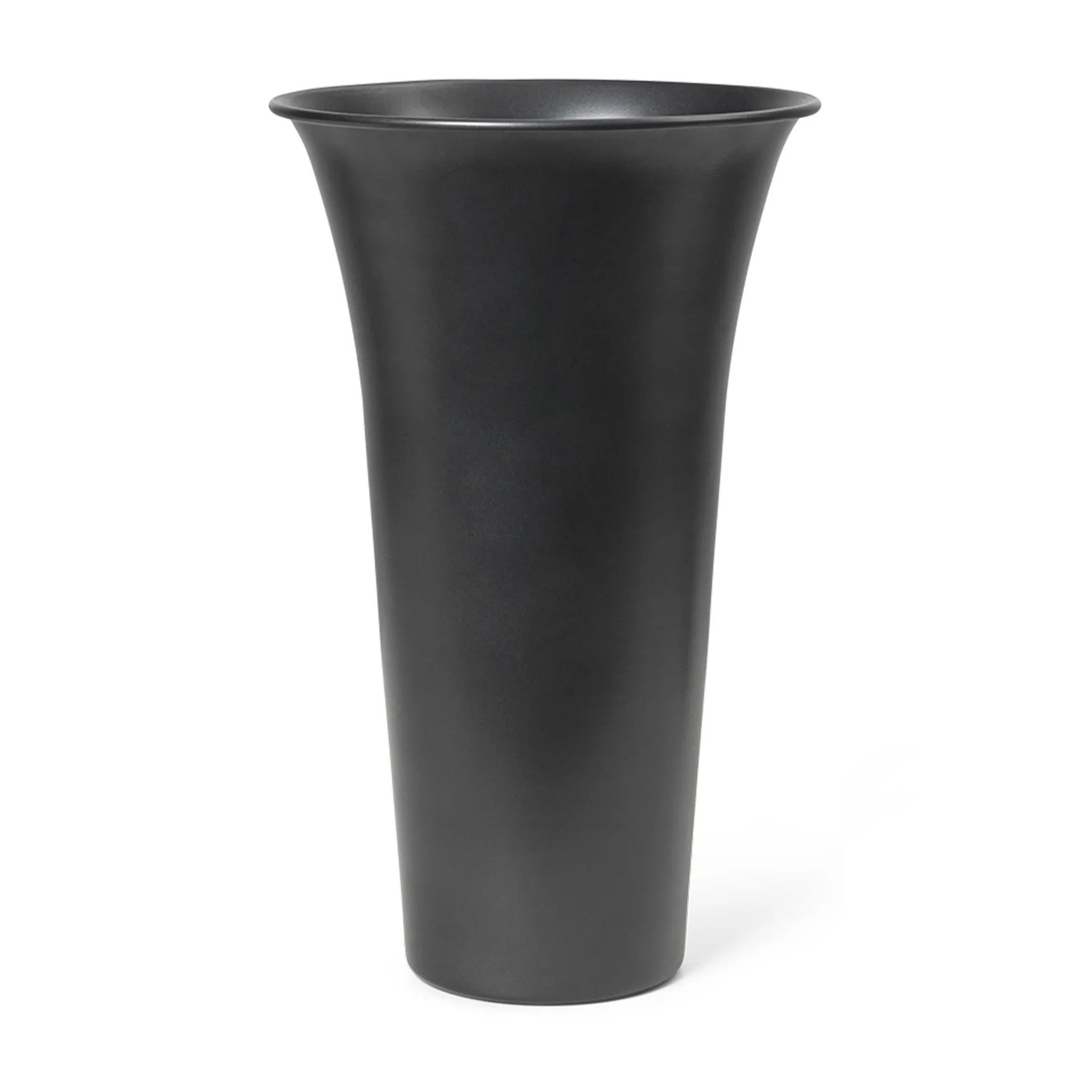 Vase Spun Alu Ø 21,3x41,9 cm, Blackened aluminium Ferm Living