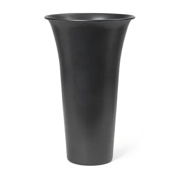 Vase Spun Alu Ø 21,3x41,9 cm - Blackened aluminium - Ferm Living