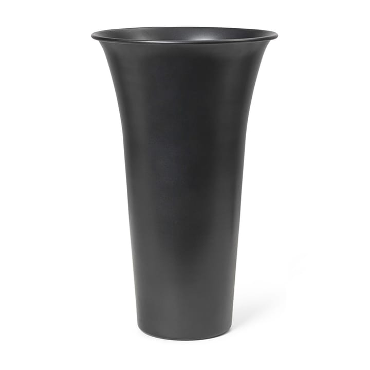 Vase Spun Alu Ø 21,3x41,9 cm - Blackened aluminium - ferm LIVING