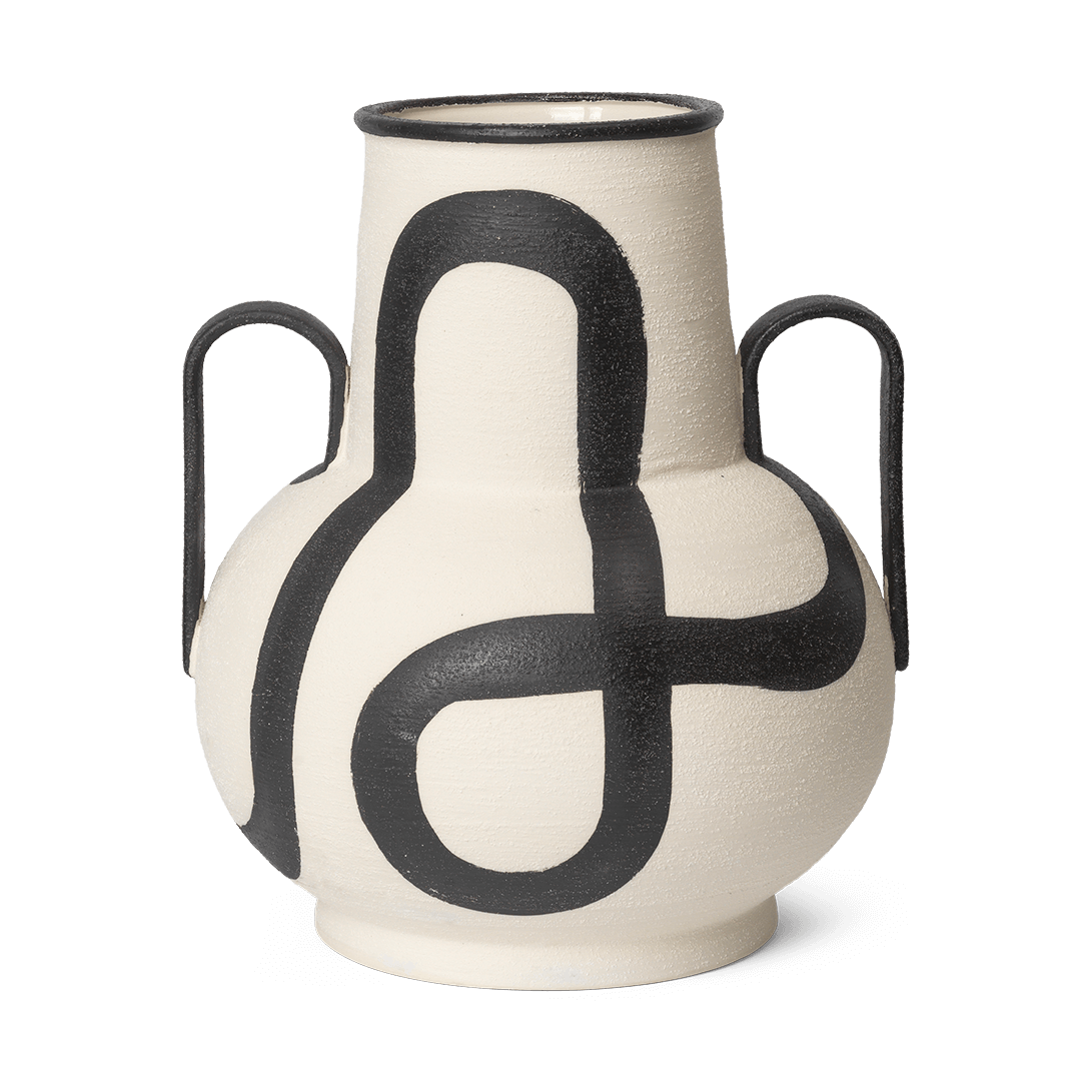 Ferm Living Vase Trace Blanc cassé