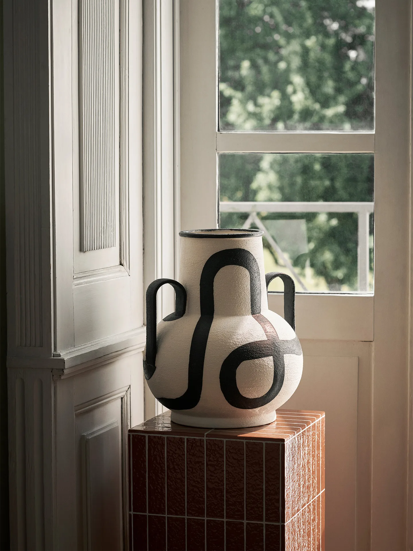 Vase Trace, Blanc cassé Ferm Living