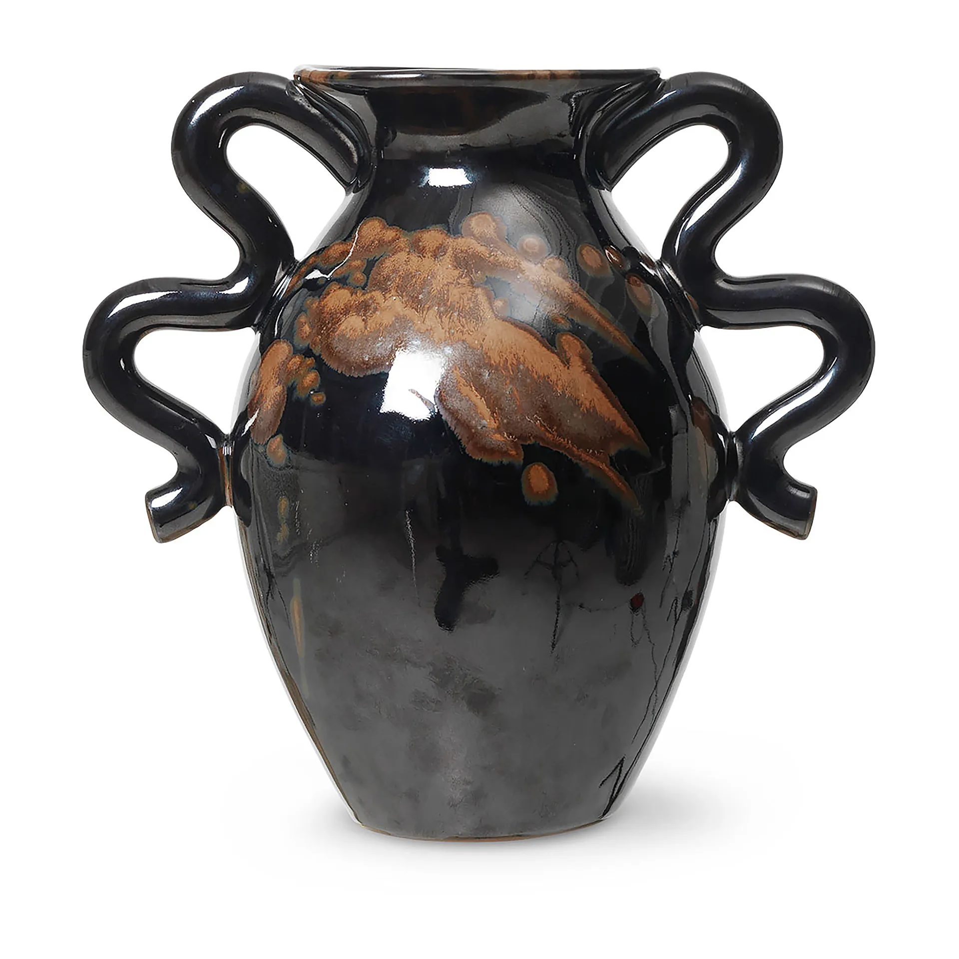 Vase Verso 27 cm, Black-brown Ferm Living