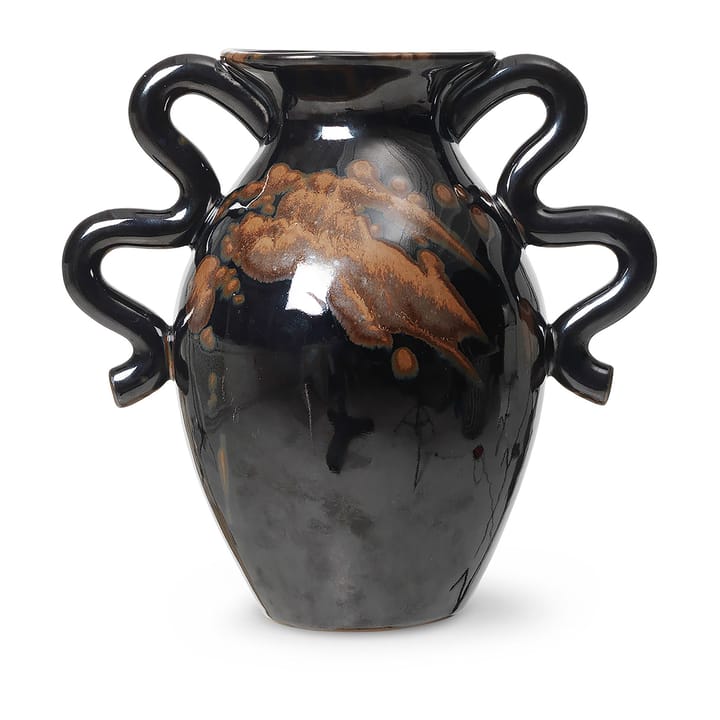 Vase Verso 27 cm - Black-brown - ferm LIVING