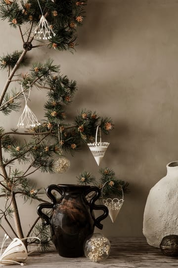 Vase Verso 27 cm - Black-brown - Ferm Living